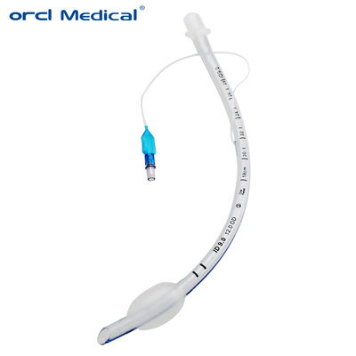 Rury endotrachealne z jednorazowego użytku medycznego z materiału PVC Rury endotrachealne bez kajdanek / kajdanek Rury endotrachealne o różnych rozmiarach
