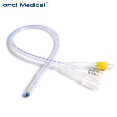 Jednorazowy medyczny silikonowy cewnik Foley 3 Way do chirurgii urologicznej