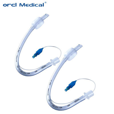 Standardowy mankiet Doustny weterynarii Endotracheal Tube Oral Preformed Manchetted Jednorazowy Tracheal Tube