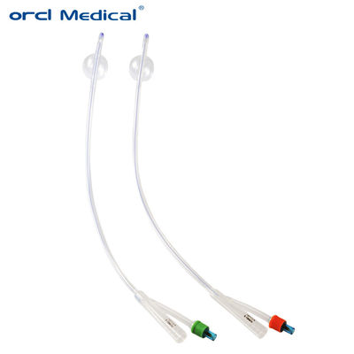Jednorazowy produkt medyczny sterylny 2Way/3Way silikonowy cewnik Foley w oddziale urologii