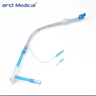 Pre-loaded Stylet PVC Dwu-lumen Endobronchial Tube Dwu-balon Endobronchial Tubes Chirurgiczne artykuły zużywcze